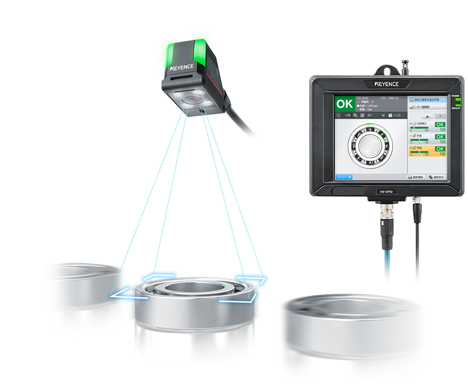 自動” 設定が簡単を超える | AI搭載 画像センサ IV3シリーズ | キーエンス