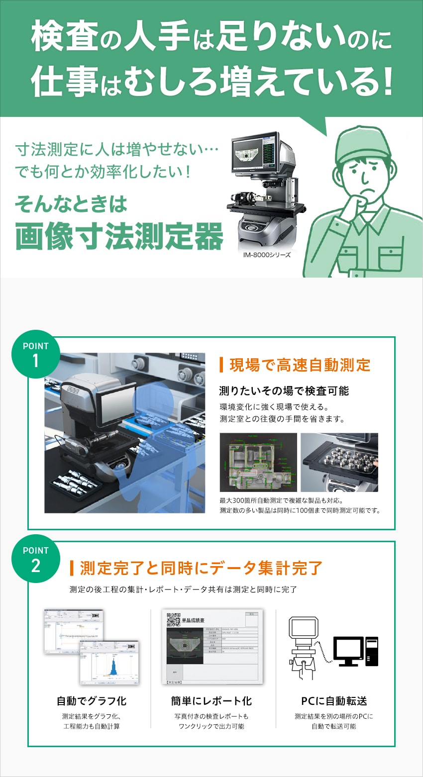 検査の人手は足りないのに仕事はむしろ増えている！