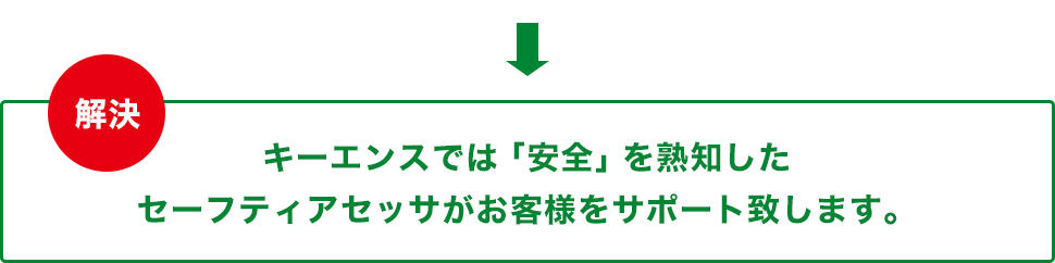 （解決）キーエンスでは「安全」を熟知したセーフティアセッサがお客様をサポート致します。