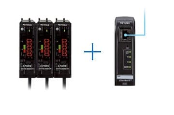 センサアンプに通信ユニットを接続するだけ