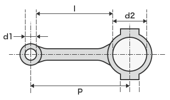 大端部内径と小端部内径のピッチの測定