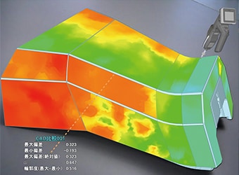 3D CADデータと照合ができる