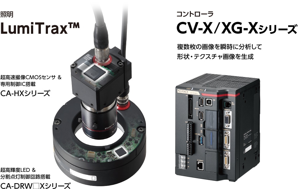 照明LumiTrax™ コントローラーCV-X/XG-xシリーズ