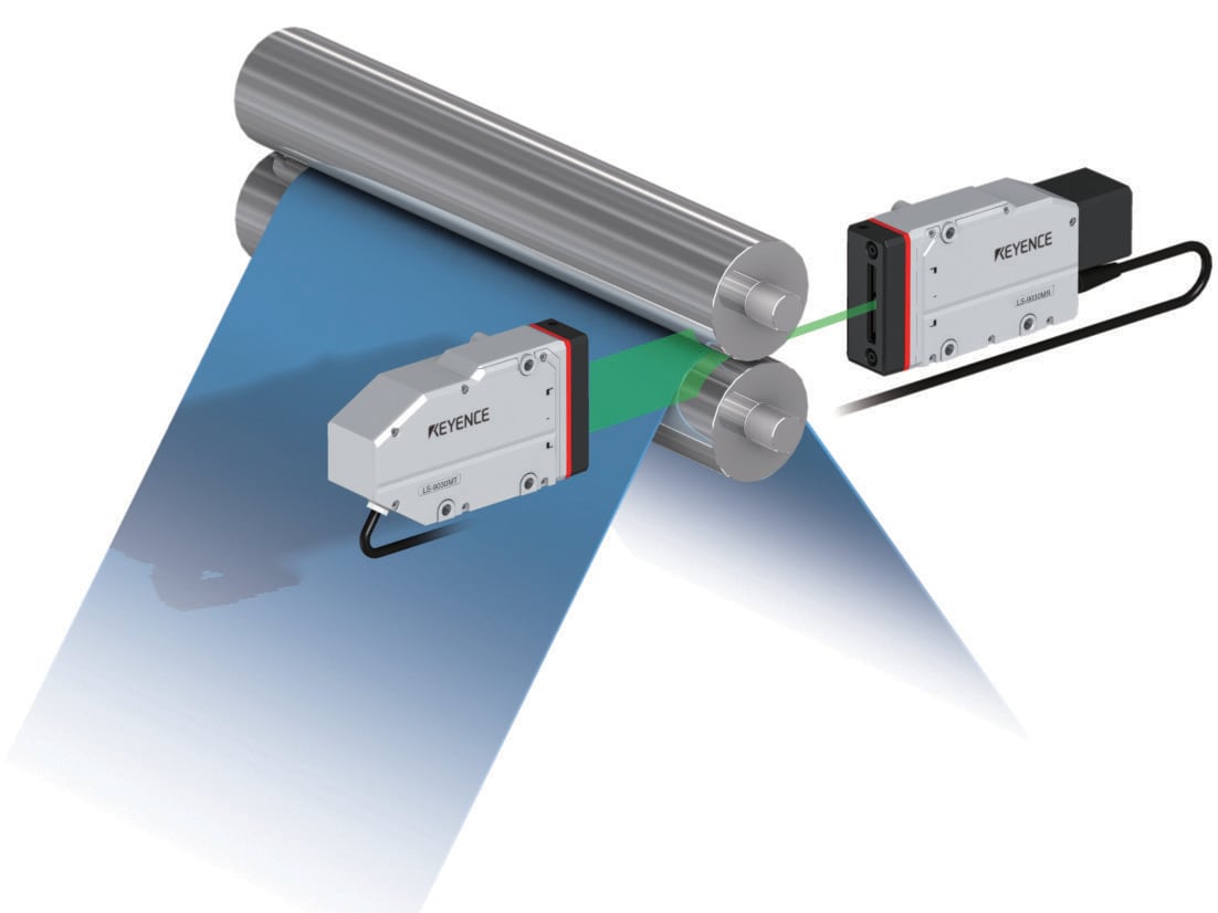 フィルム搬送ロール隙間測定 | 業界・用途から商品を選ぶ | キーエンス