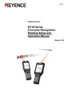 BT-Wシリーズ 文字認識 読み取り 設定・操作マニュアル Ver.4.52