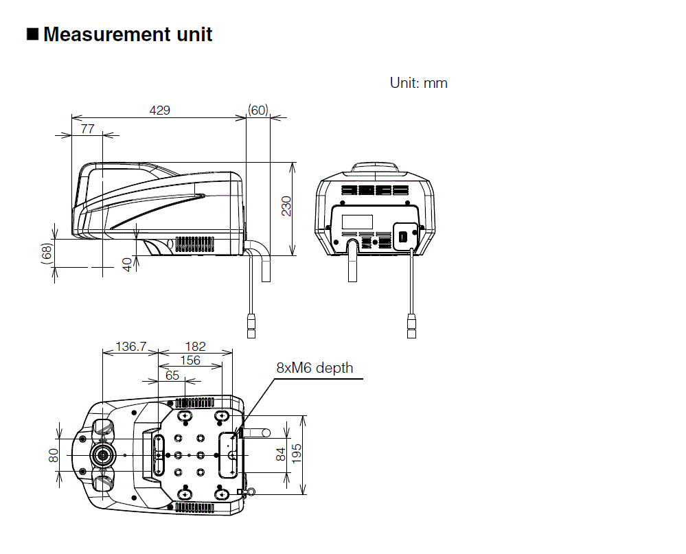 VR-5200_5100 Dimension