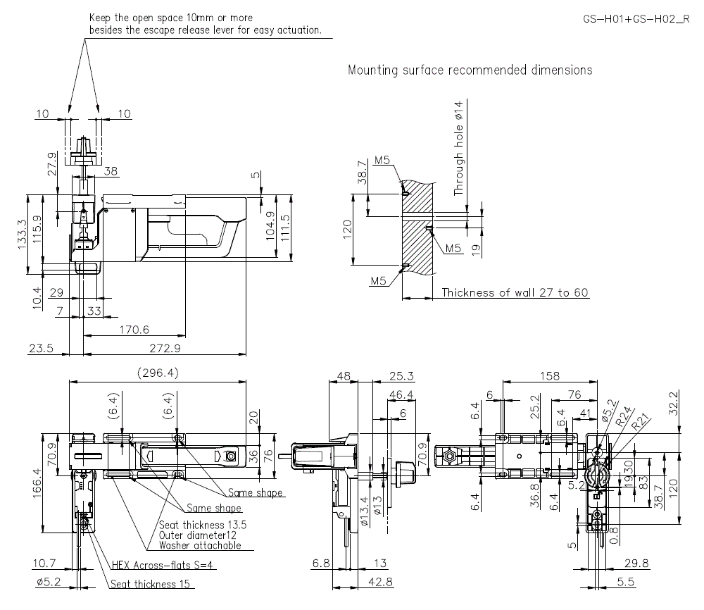 GS-H01+GS-H02_R Dimension