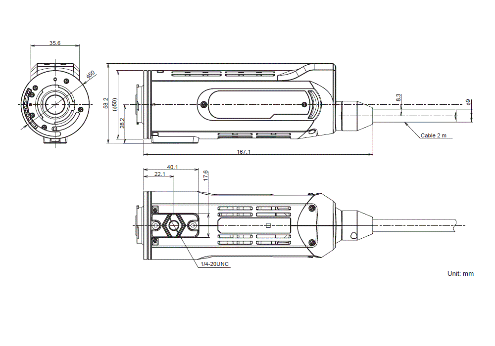 VHX-7020 Dimension