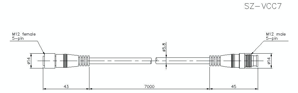 SZ-VCC7 Dimension