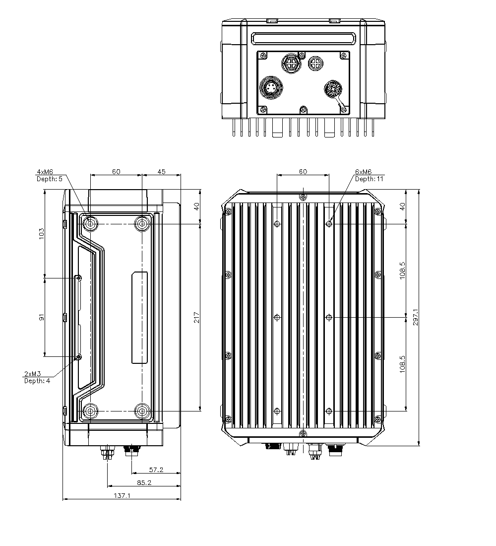 SR-5000W Dimension