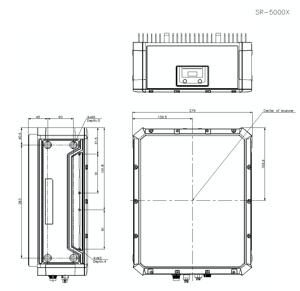 SR-5000X Dimension
