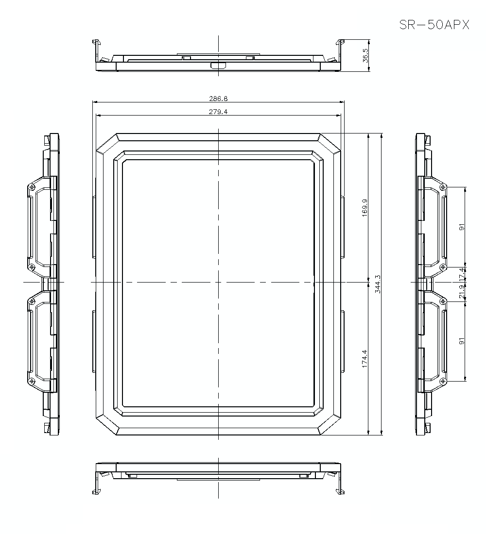 SR-50APX Dimension