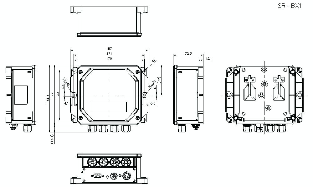 SR-BX1 Dimension