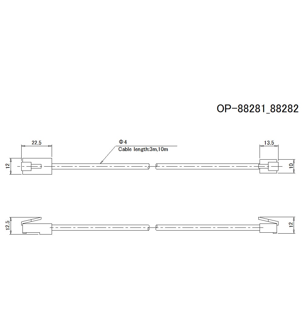 OP-88281/88282 Dimension