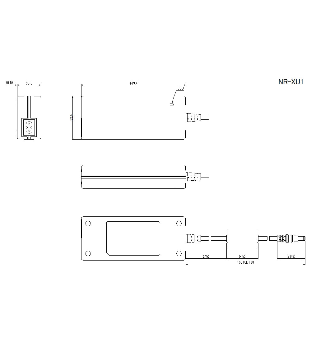 NR-XU1 Dimension