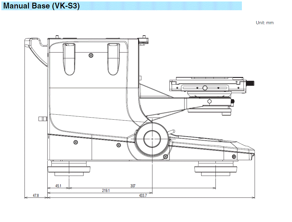 VK-S3 Dimension