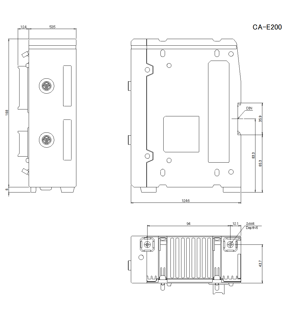 CA-E200 Dimension