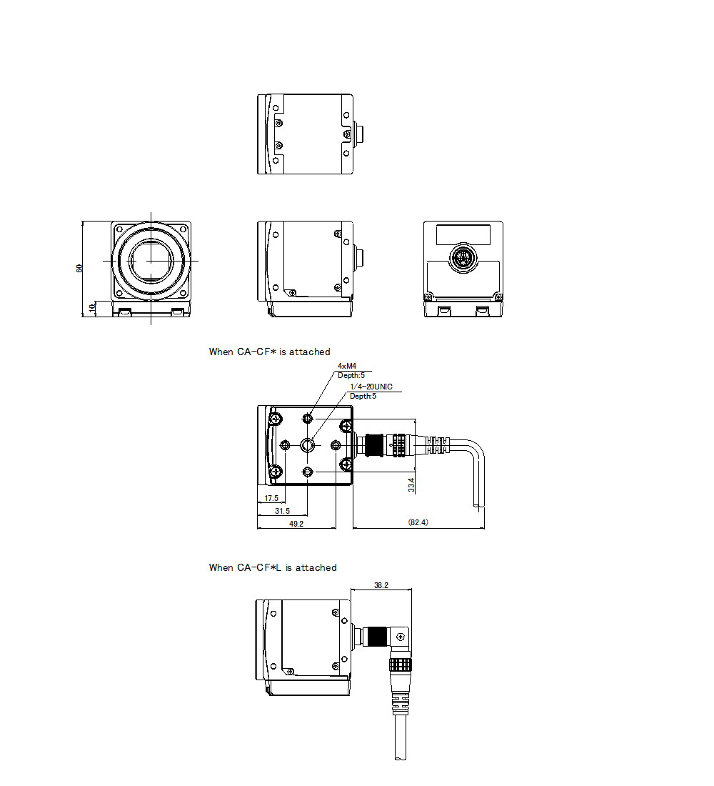 CA-HF2100C/M Dimension 02