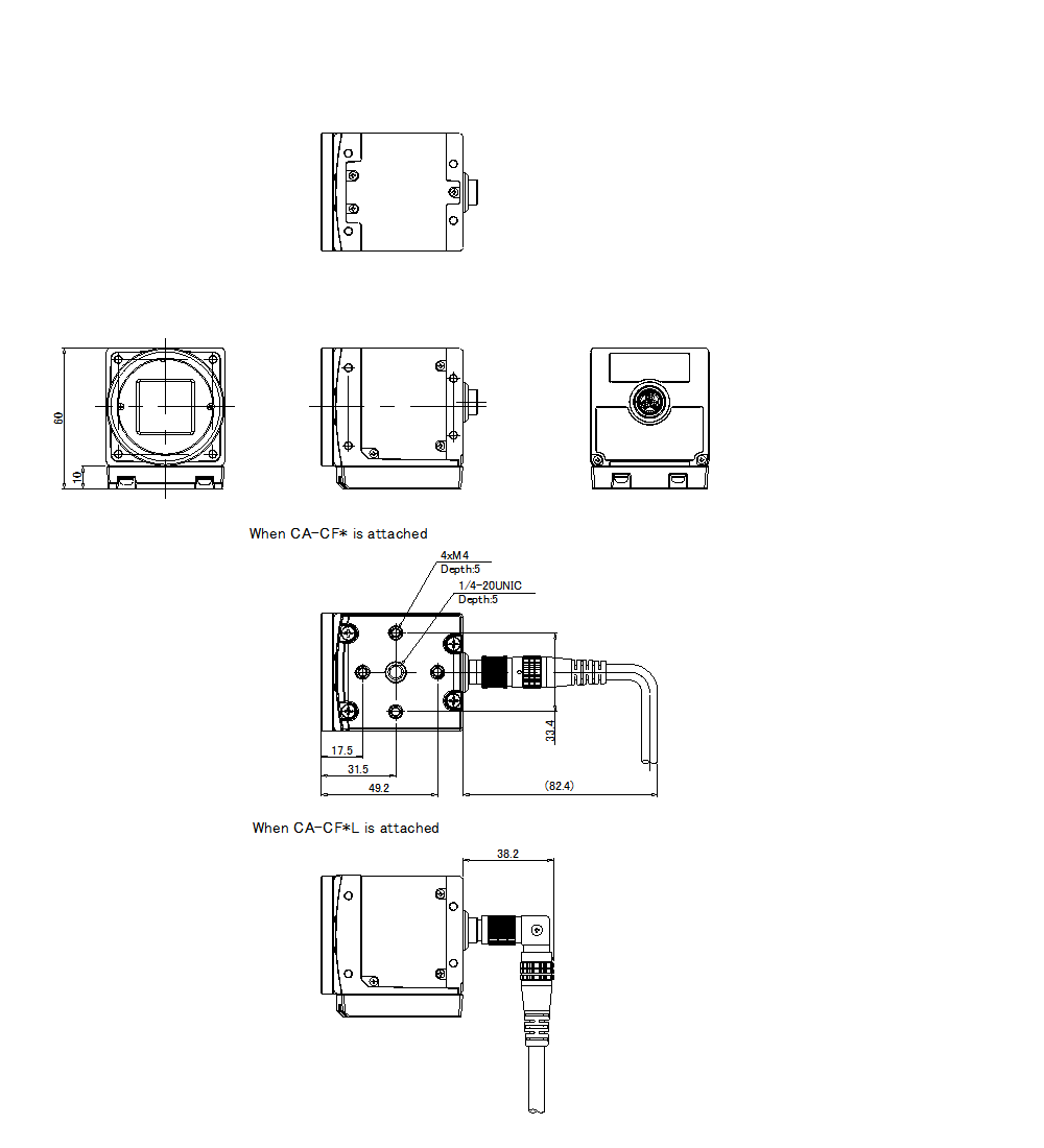 CA-HF6400C/M Dimension 02