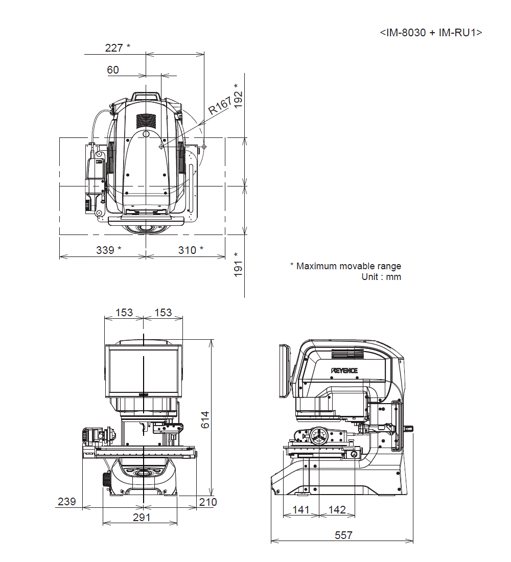 IM-8030 Dimension