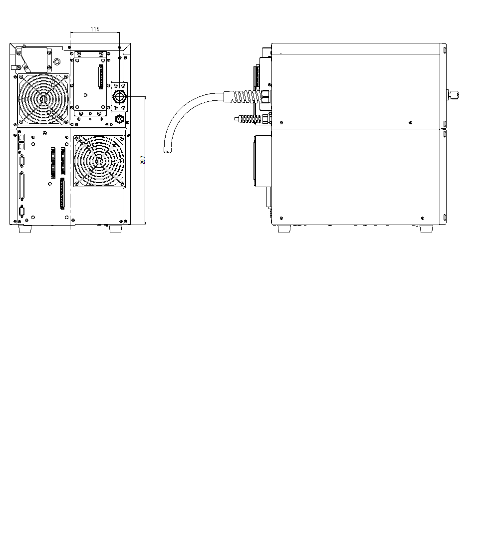 MD-X2000A/2020A/2500A/2520A/C2A/C2B Dimension