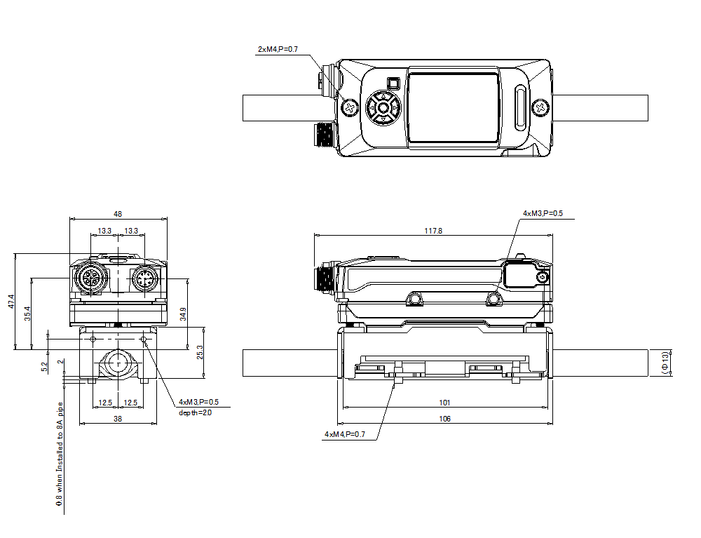 FD-H10 Dimension