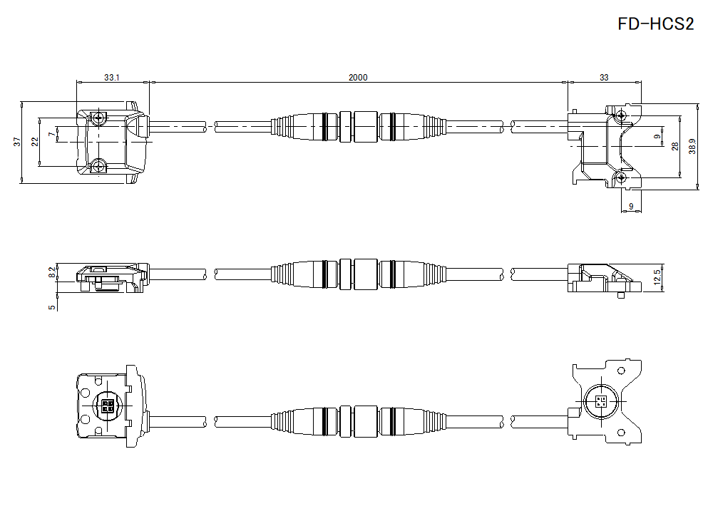 FD-HCS2 Dimension