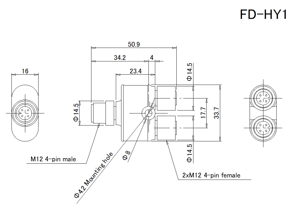 FD-HY1 Dimension