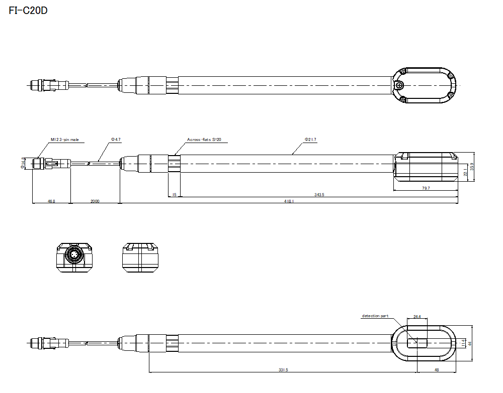 FI-C20D/CD1/CD2 Dimension