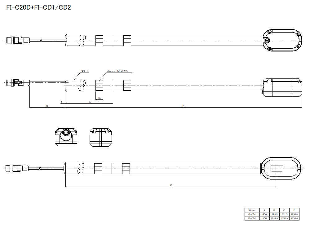 FI-C20D/CD1/CD2 Dimension