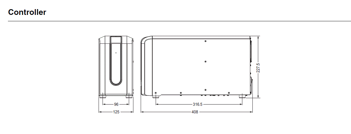 BZ-X800L Dimension