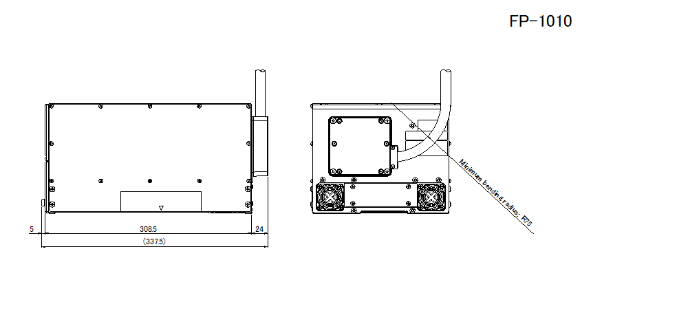 FP-1010/CABLE Dimension