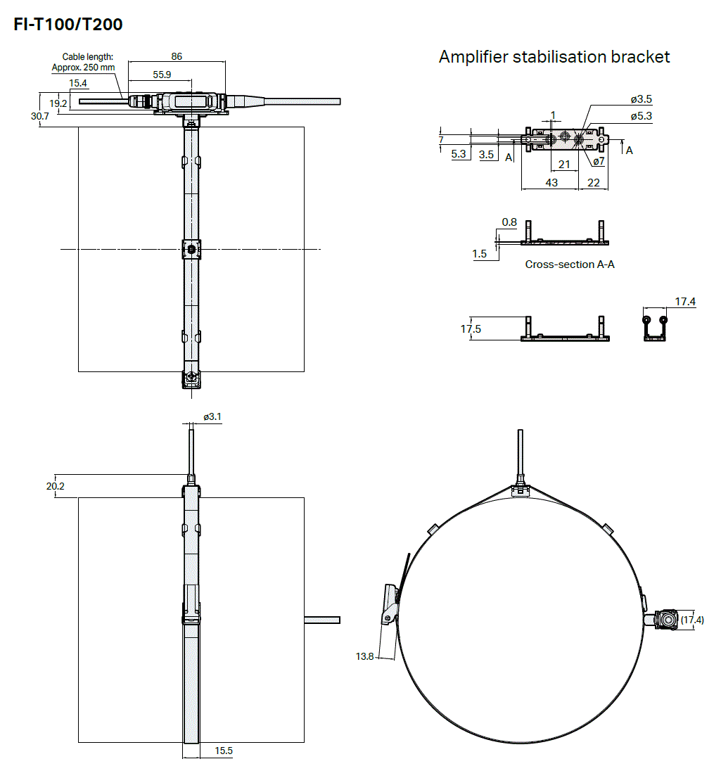 FI-T100/T200 Dimension