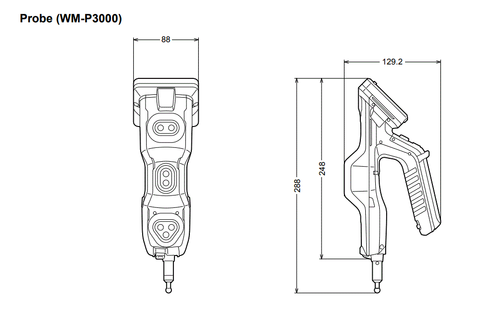 WM-P3000 Dimension