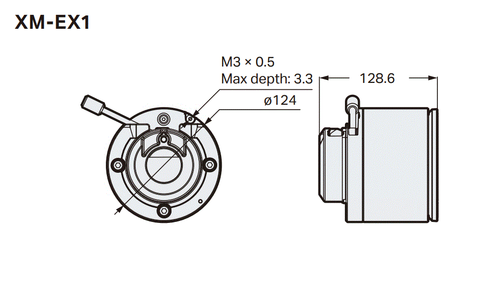 XM-EX1 Dimension