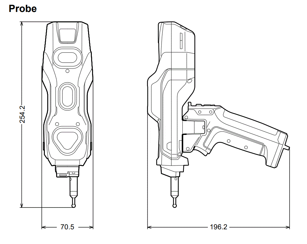 XM-P5000/P5000A Dimension