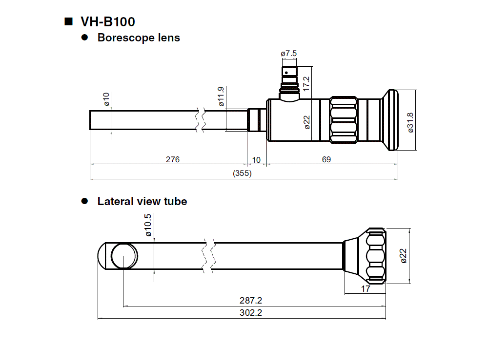 VH-B100 Dimension