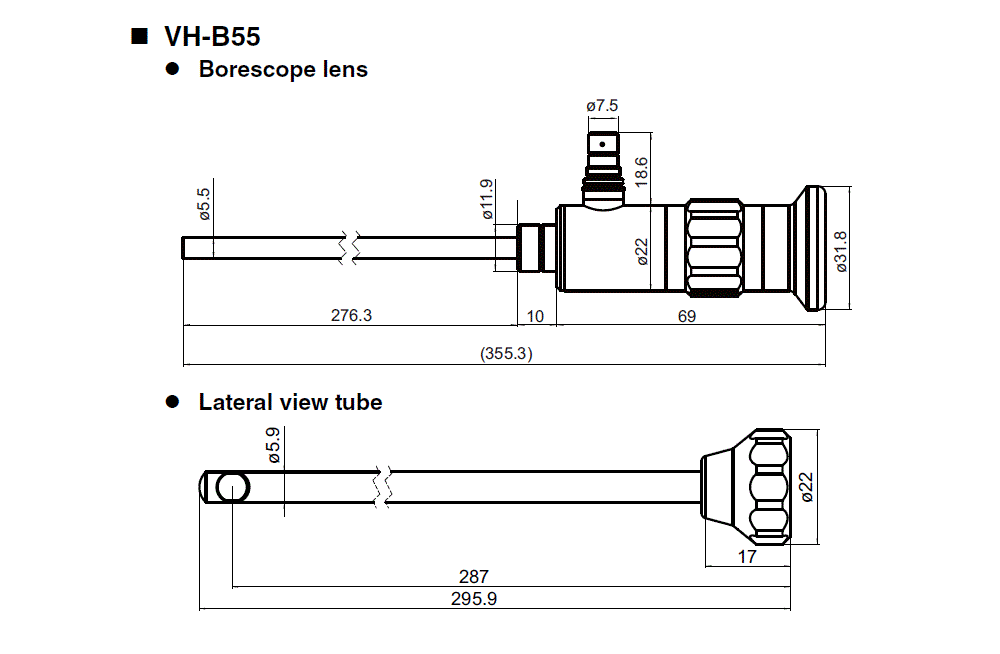 VH-B55 Dimension