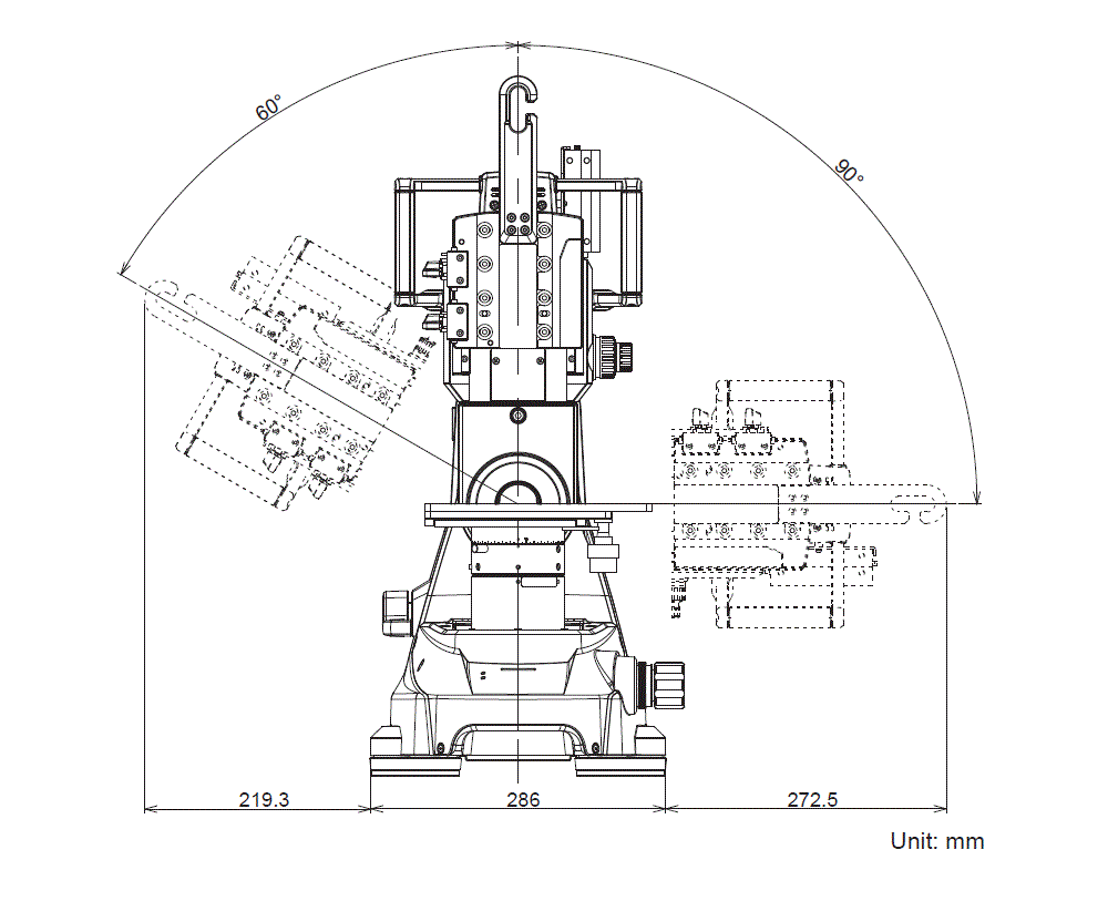 VHX-S700 Dimension