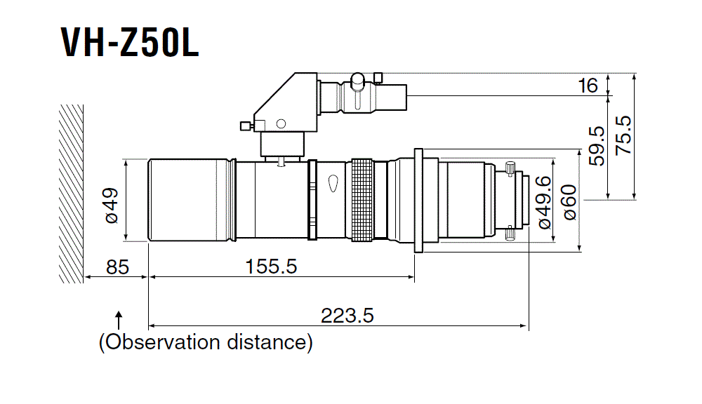 VH-Z50L Dimension