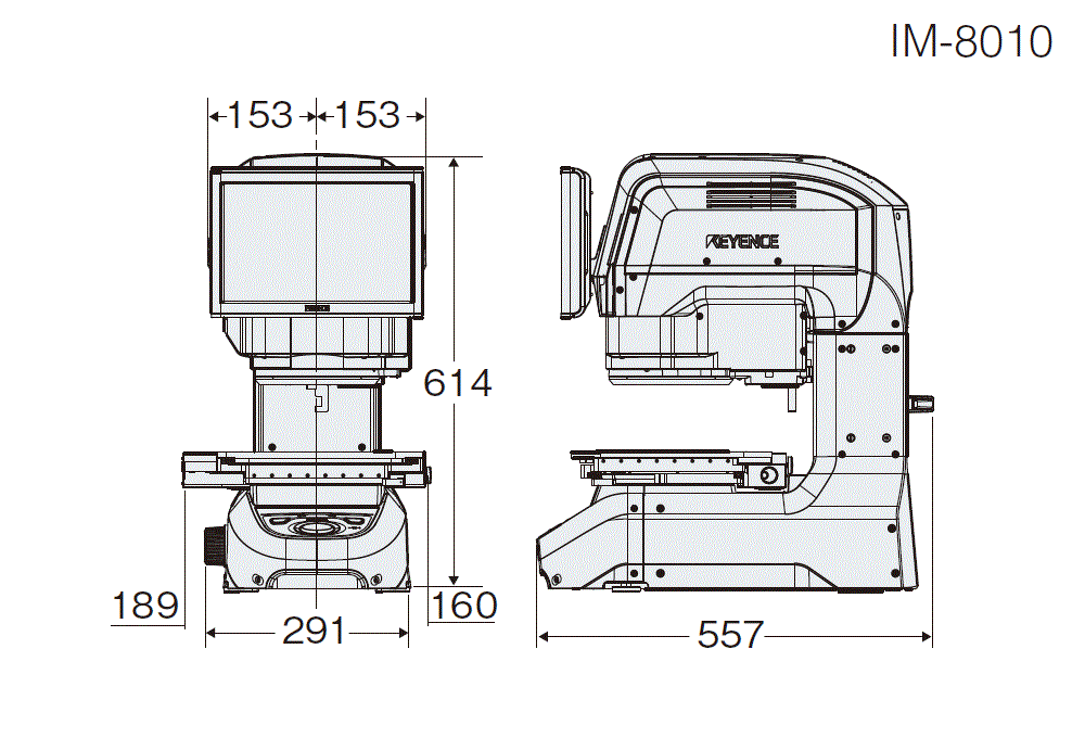 IM-8010 Dimension