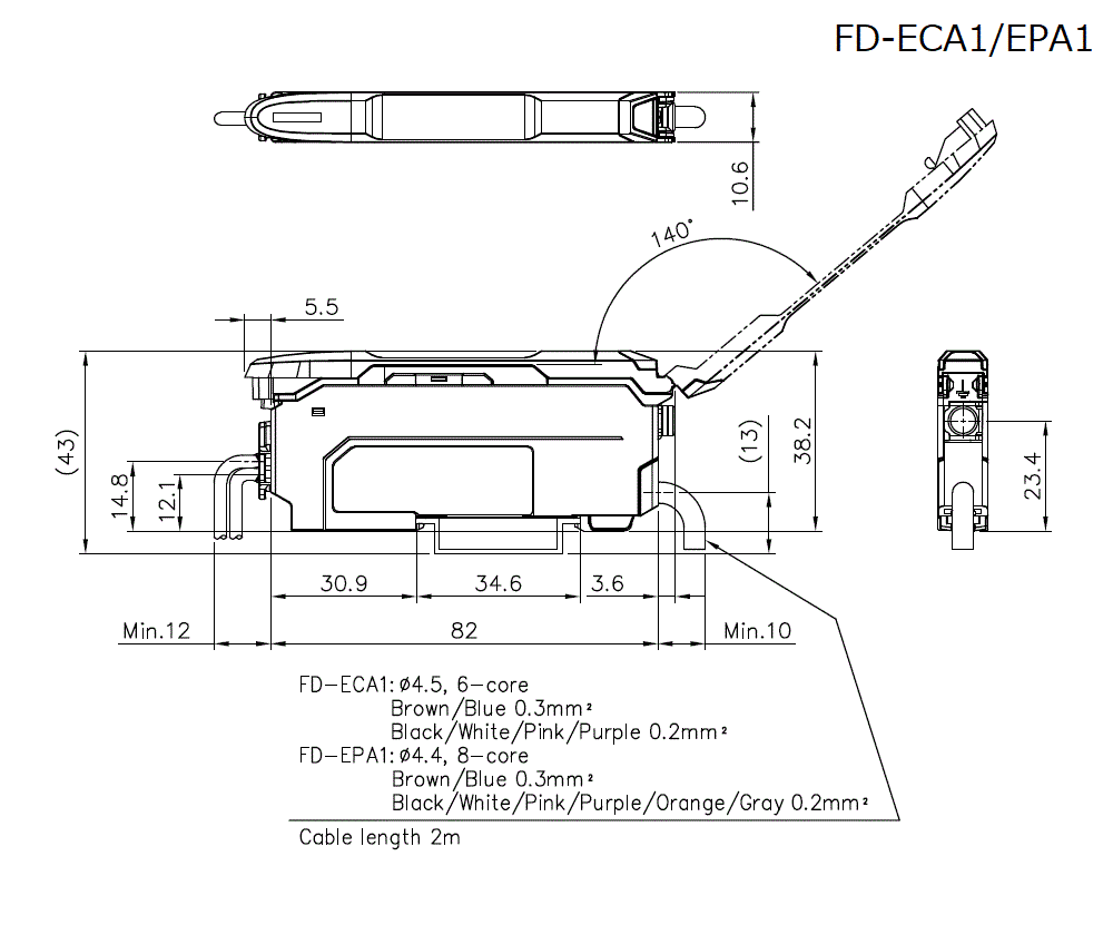 FD-ECA1/EPA1 Dimension