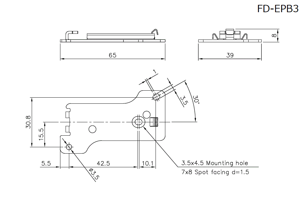 FD-EPB3 Dimension