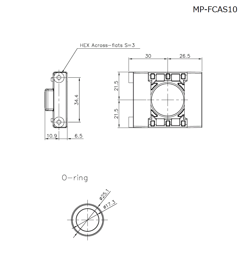 MP-FCAS10 Dimension