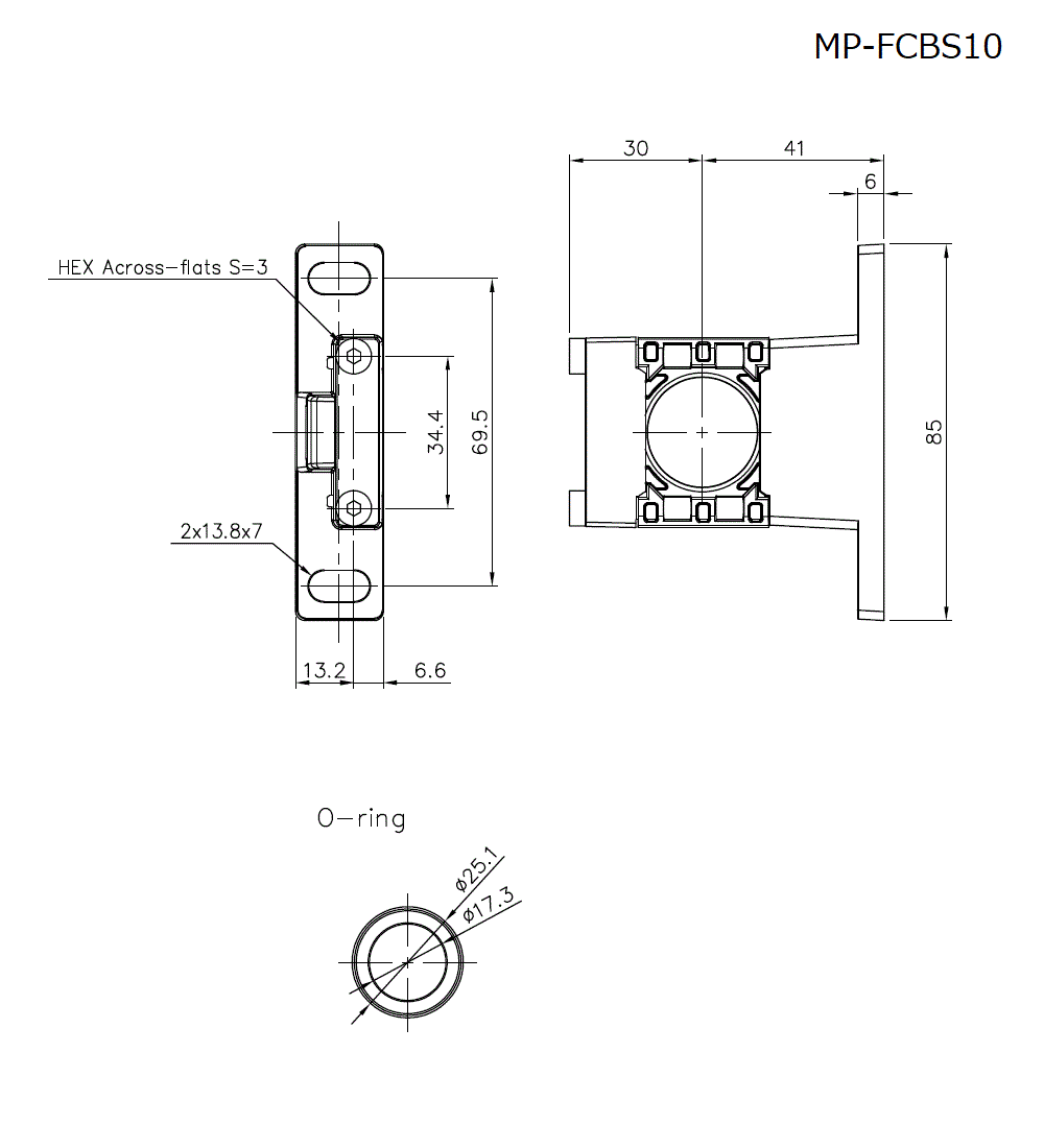 MP-FCBS10 Dimension