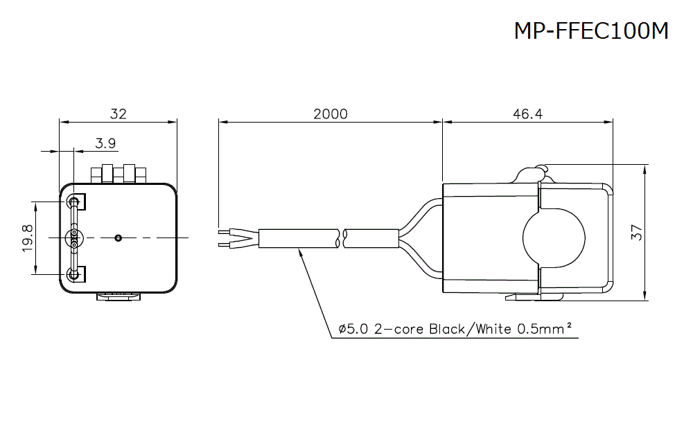 MP-FEC100M Dimension