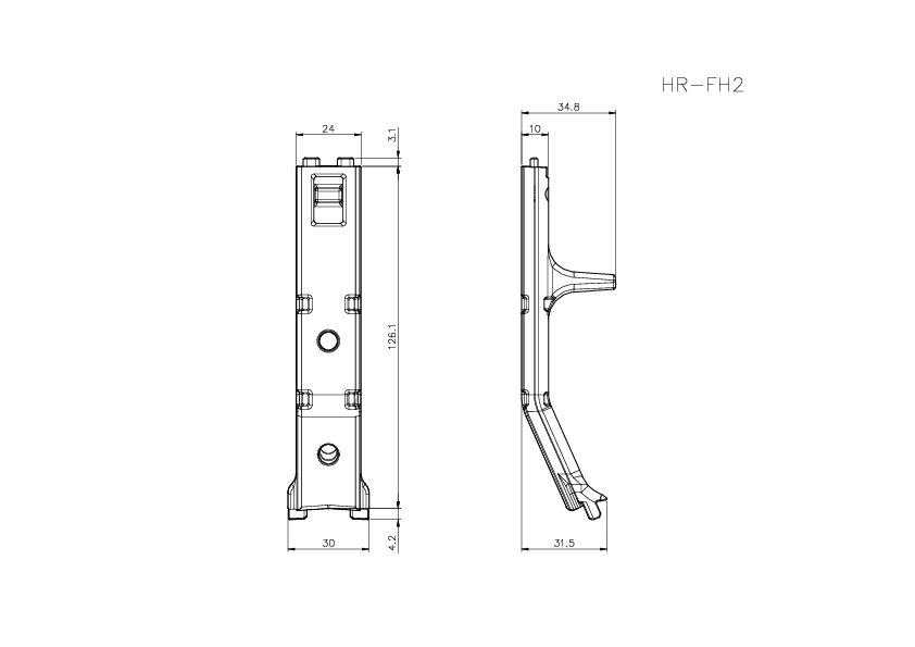 HR-FH2 Dimension