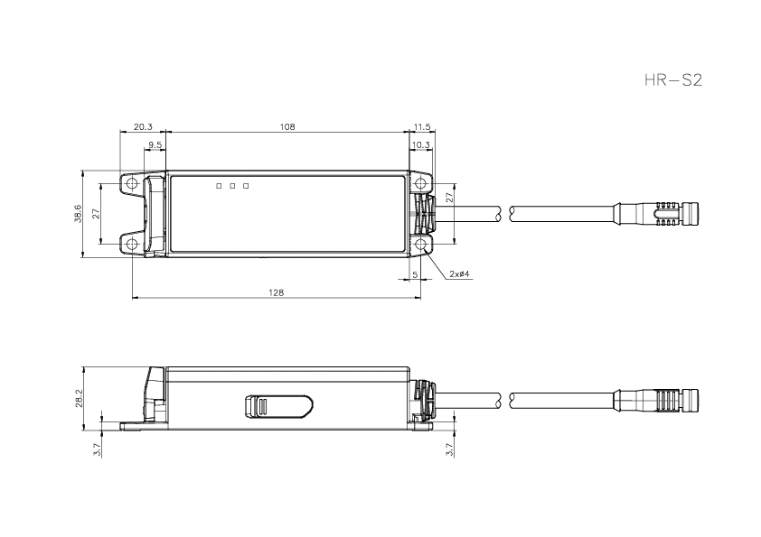 HR-S2 Dimension