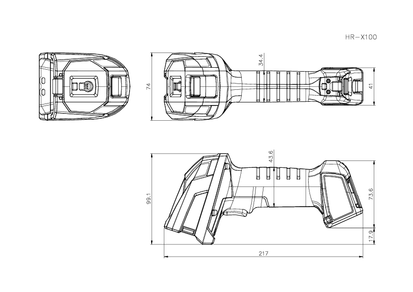 HR-X100 Dimension