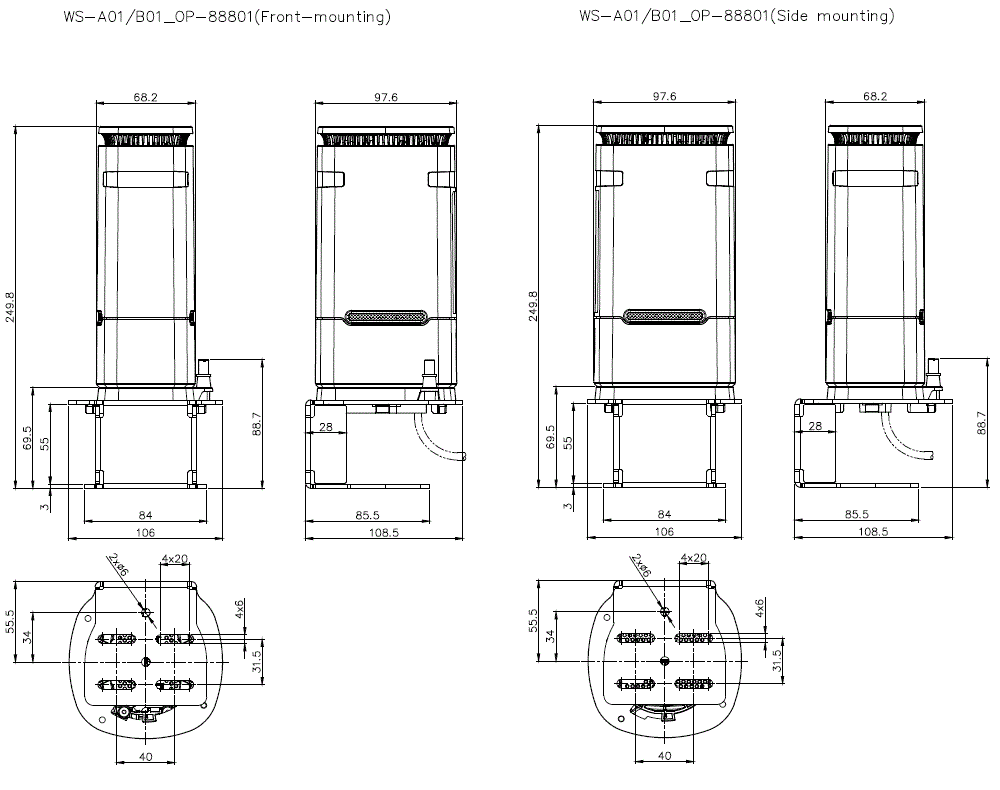 OP-88801 Dimension